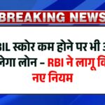 CIBIL Score Loan Rule