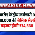 Central Govt Salary Hike