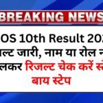 NIOS 10th Result 2025